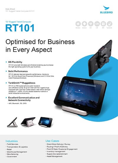 業務用タブレット「RT101」